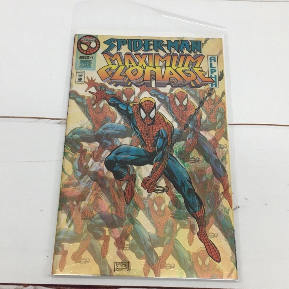 Spider-Man Maximum Clonage Alpha #1 1995 Marvel Comics Jackal Kaine Spidercide